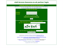 Tablet Screenshot of partner.visit-brecon-beacons.co.uk